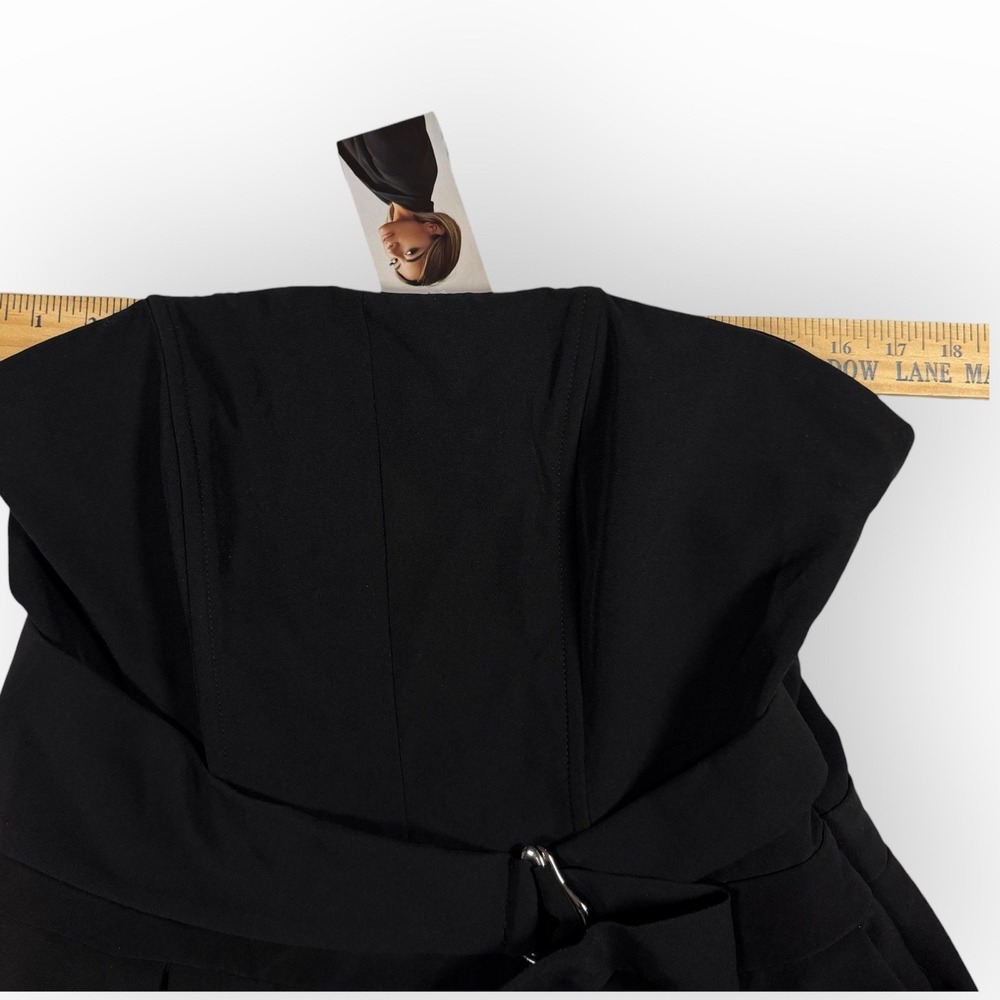 Bold Element + Ally Brooke Women's Strapless Wide Leg Jumpsuit Black Size 12 - Picture 7 of 13